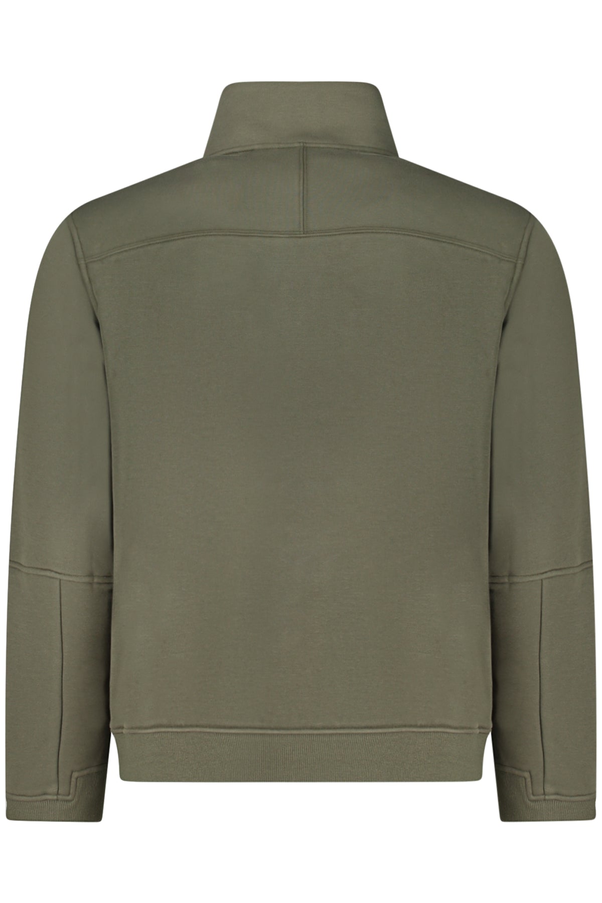 K-WAY MEN'S GREEN ZIP-UP SWEATSHIRT