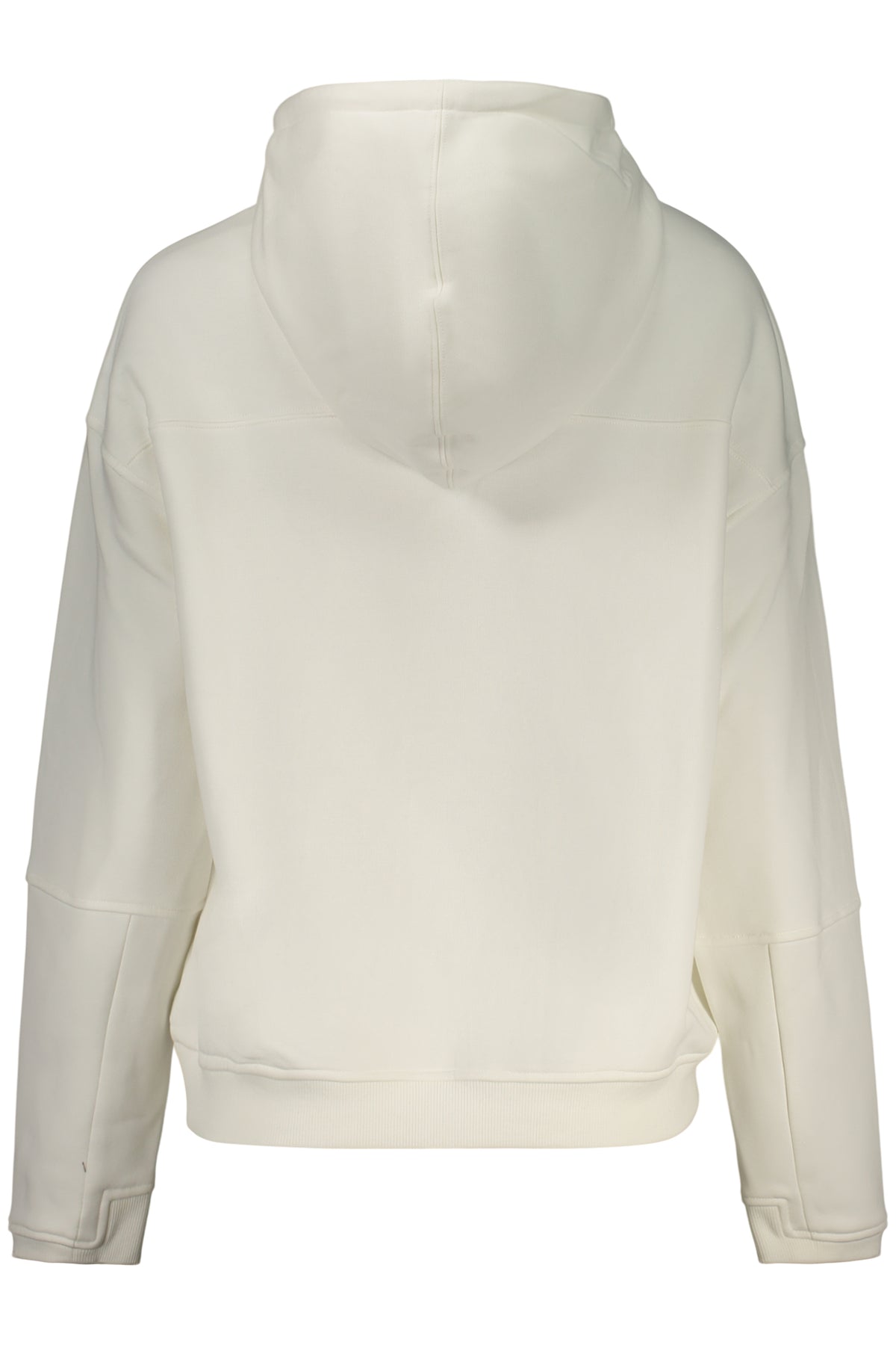 K-WAY WOMEN'S WHITE ZIP-UP SWEATSHIRT