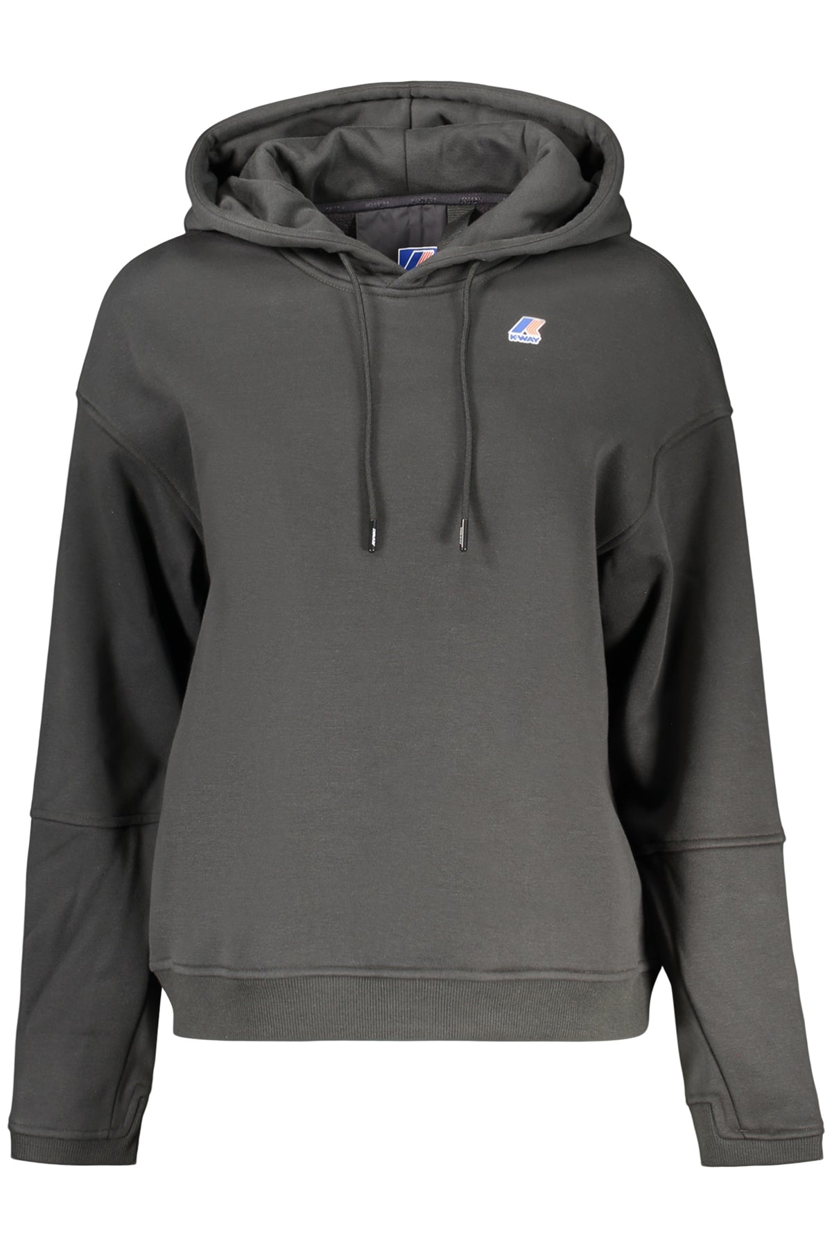 K-WAY MEN'S BLACK ZIP-LESS SWEATSHIRT