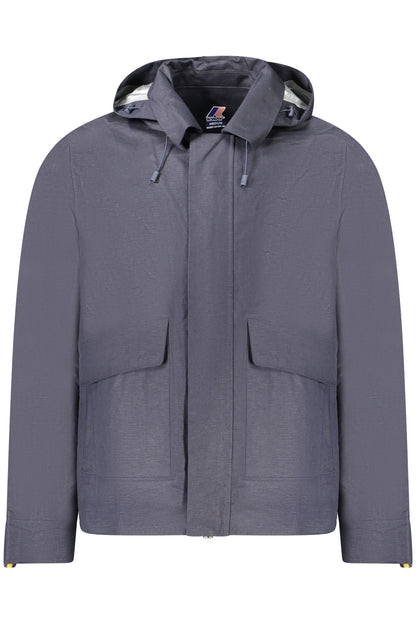 K-WAY MEN'S SPORTS JACKET BLUE