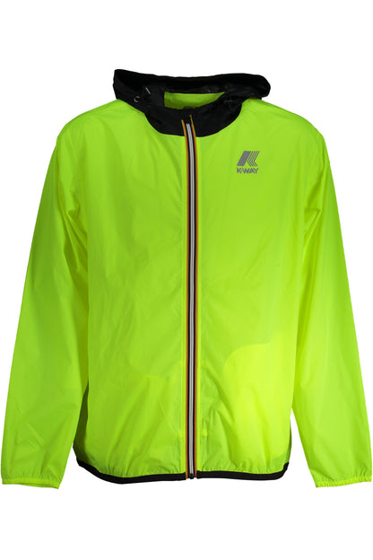 K-WAY YELLOW MEN'S SPORTS JACKET