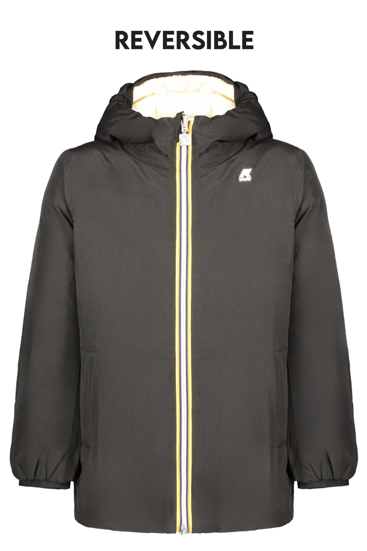 K-WAY BLACK GIRL JACKET