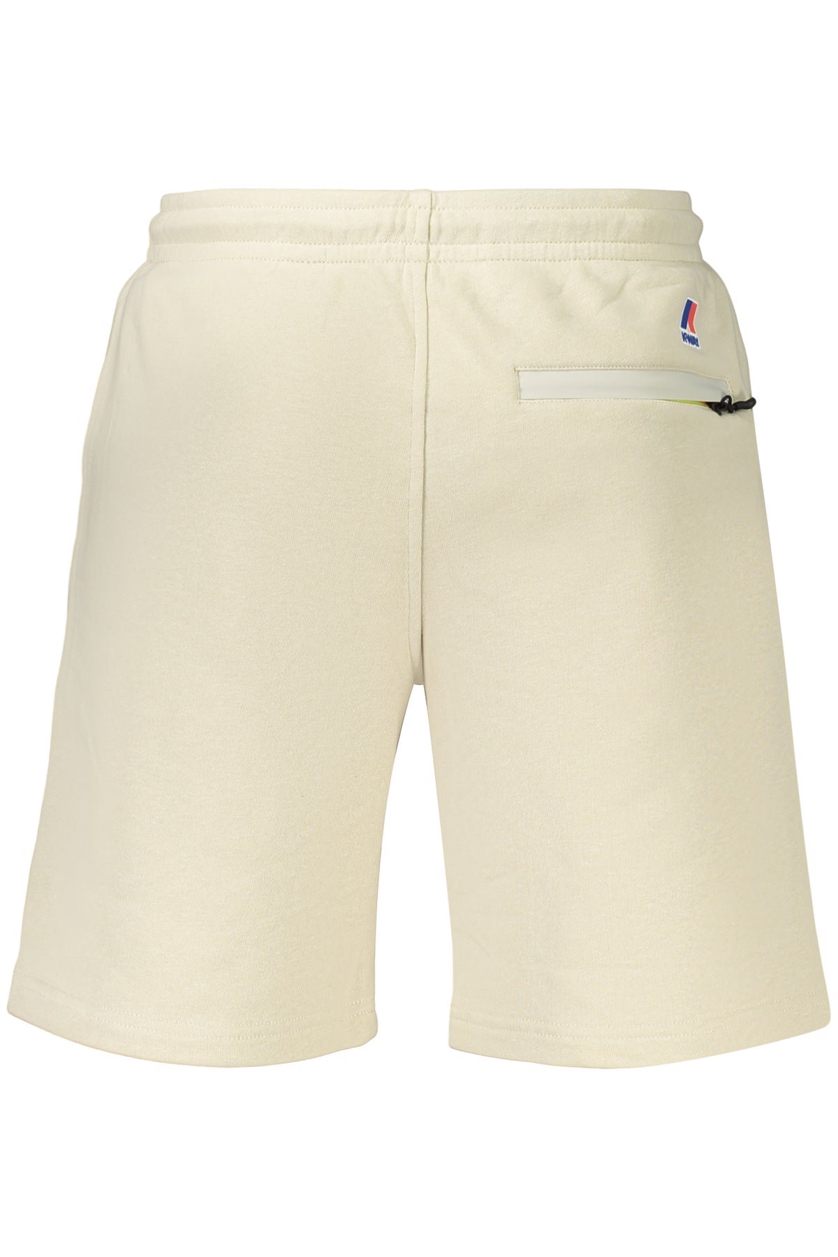 K-WAY MEN'S SHORT TRACKSUIT TROUSERS BEIGE