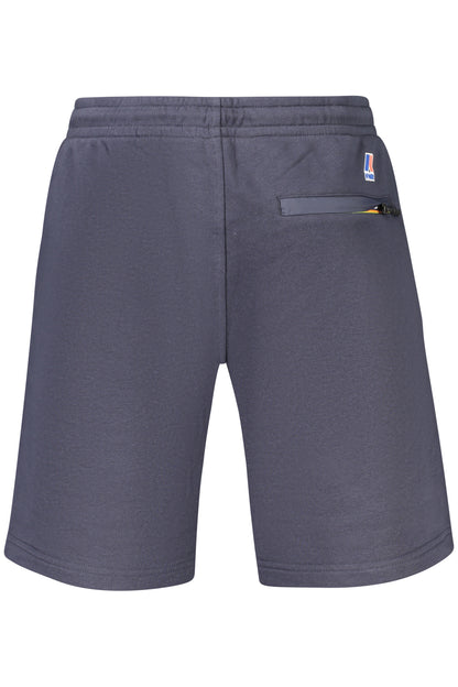 K-WAY MEN'S BLUE SHORT TRACKSUIT TROUSERS