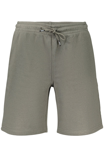 K-WAY MEN'S GREEN SHORT TRACKSUIT TROUSERS