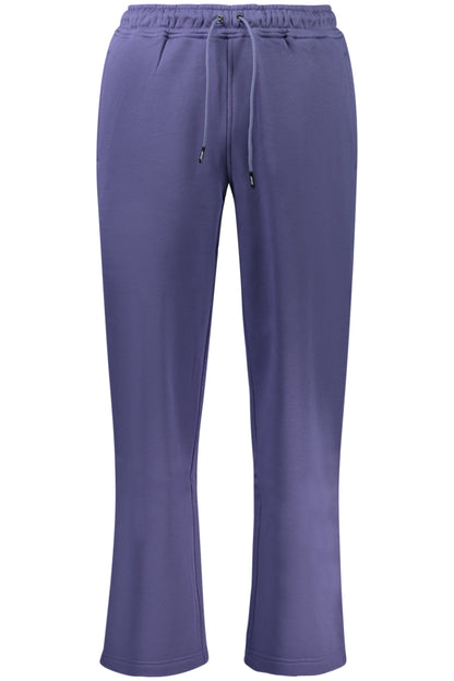 K-WAY MEN'S LONG TRACKSUIT TROUSERS BLUE