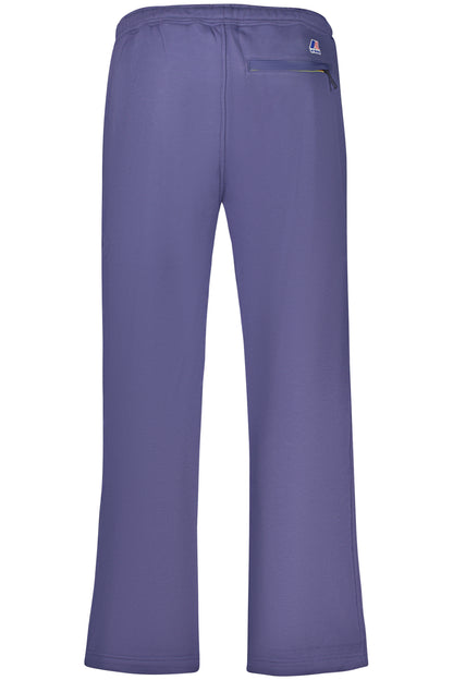 K-WAY MEN'S LONG TRACKSUIT TROUSERS BLUE
