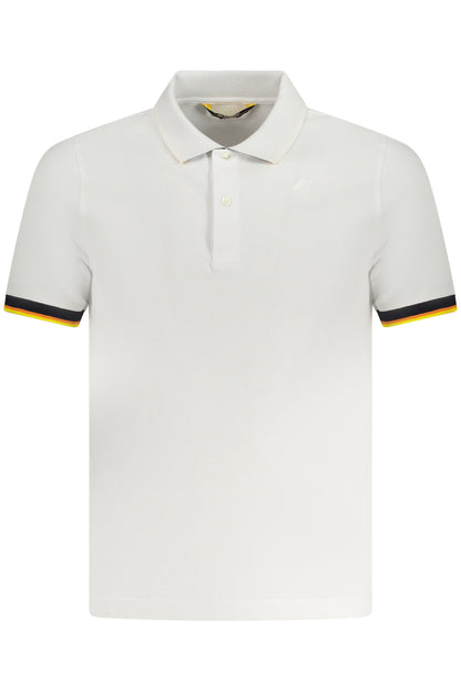K-WAY POLO SHORT SLEEVES MEN WHITE