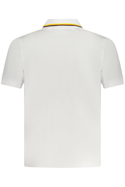 K-WAY POLO SHORT SLEEVES MEN WHITE