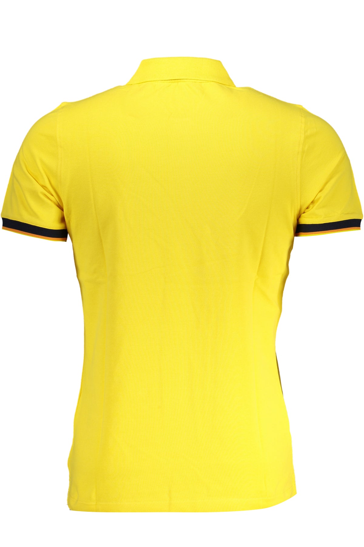 K-WAY YELLOW MEN'S SHORT SLEEVED POLO SHIRT