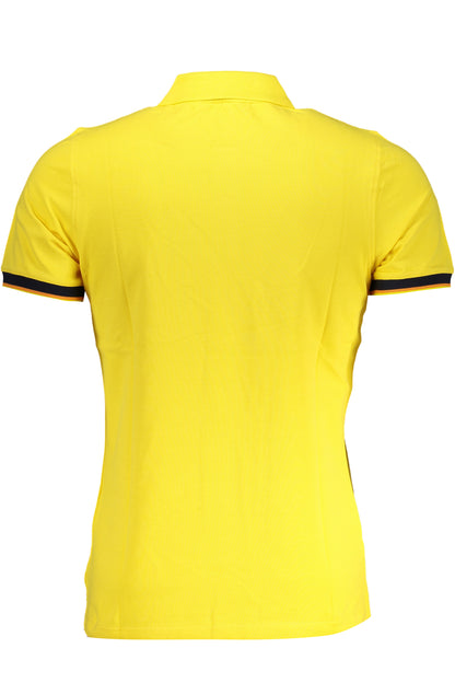 K-WAY YELLOW MEN'S SHORT SLEEVED POLO SHIRT