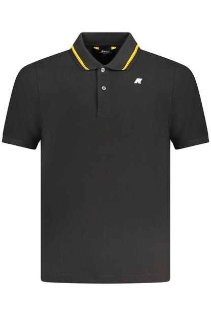K-WAY POLO SHORT SLEEVE MEN BLACK