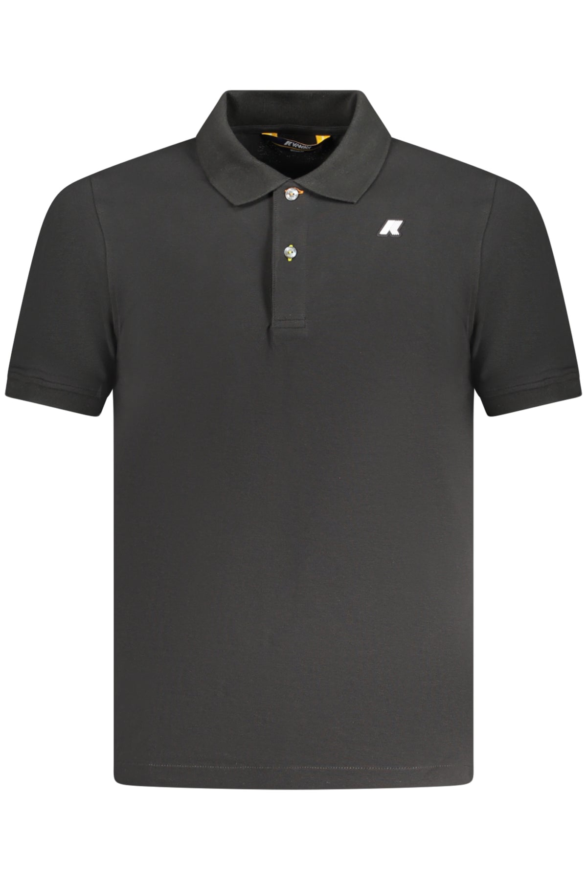 K-WAY POLO SHORT SLEEVE MEN BLACK