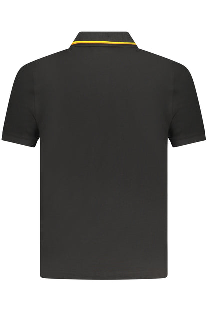 K-WAY POLO SHORT SLEEVE MEN BLACK
