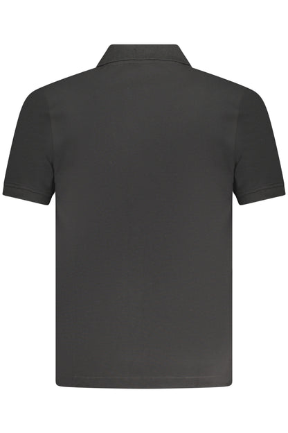 K-WAY POLO SHORT SLEEVE MEN BLACK