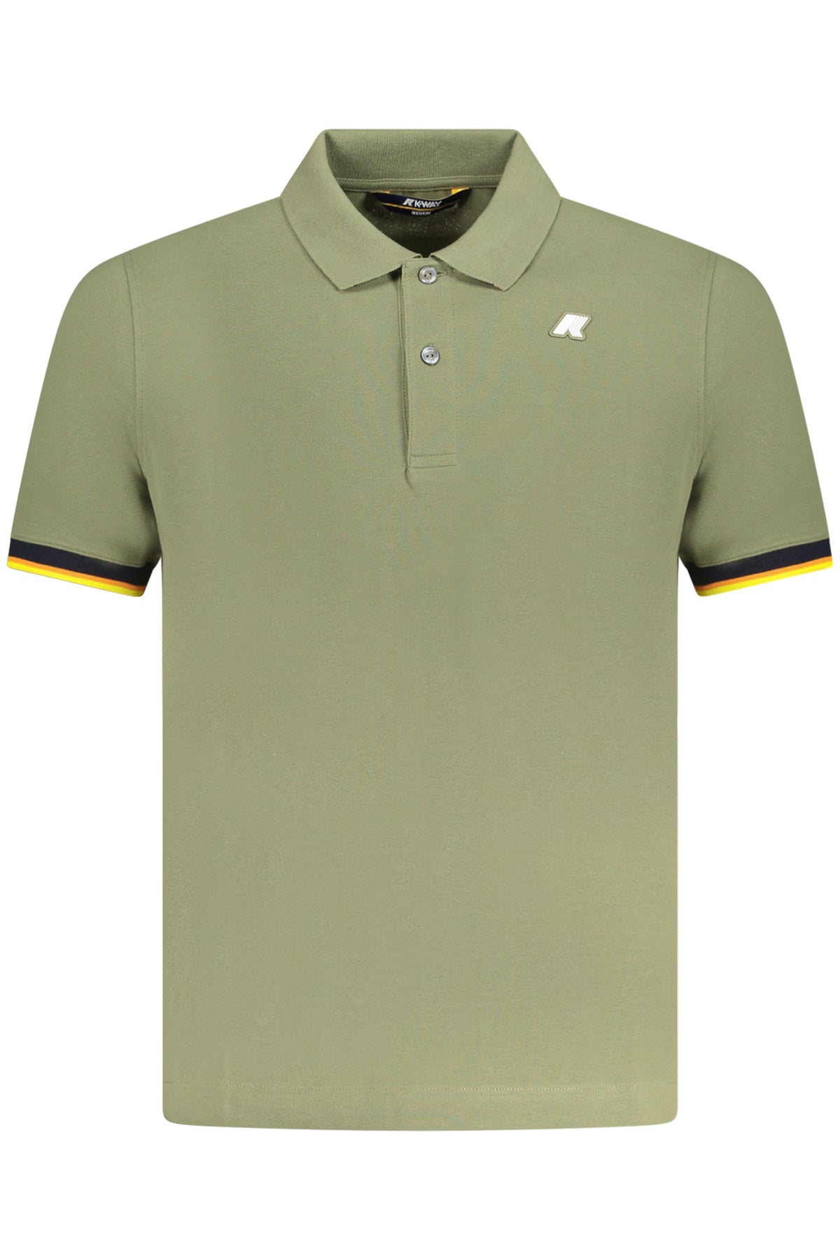 K-WAY POLO SHORT SLEEVES MEN GREEN