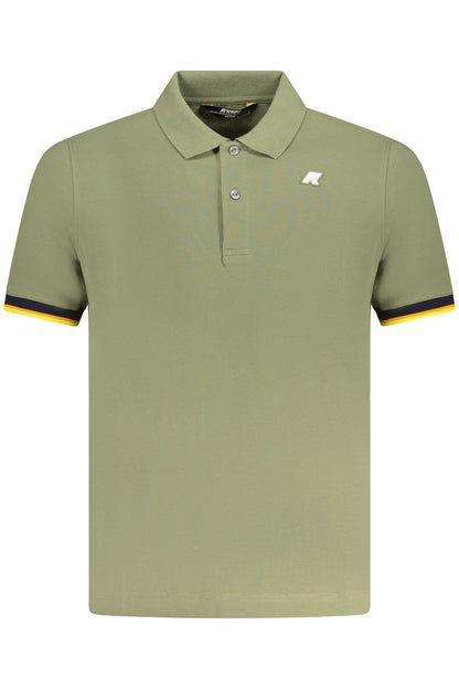 K-WAY POLO SHORT SLEEVES MEN GREEN