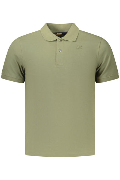 K-WAY MEN'S SHORT-SLEEVED POLO SHIRT GREEN