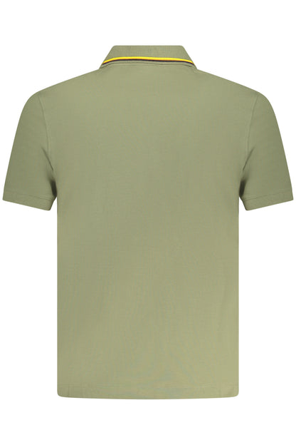K-WAY POLO SHORT SLEEVES MEN GREEN