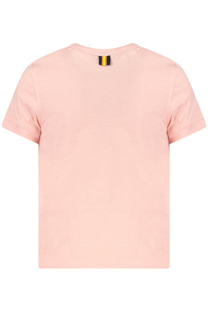 K-WAY SHORT SLEEVE T-SHIRT GIRL PINK
