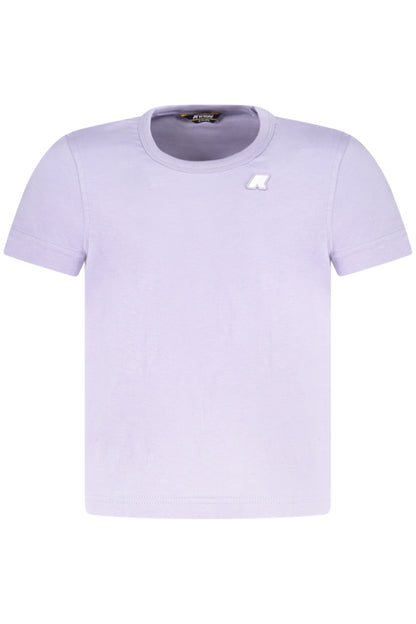 K-WAY T-SHIRT SHORT SLEEVES GIRL PURPLE