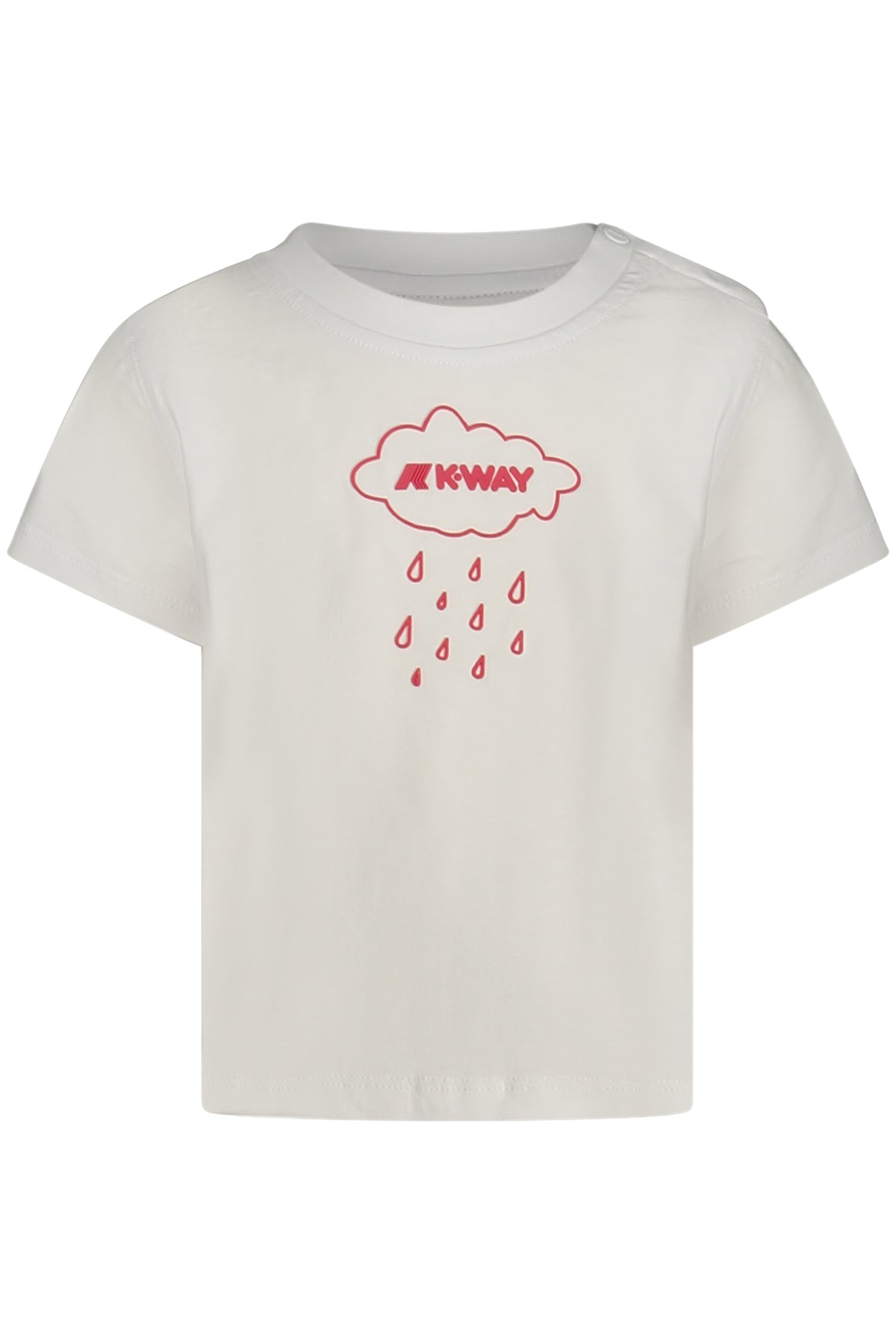 K-WAY SHORT SLEEVE T-SHIRT CHILDREN WHITE