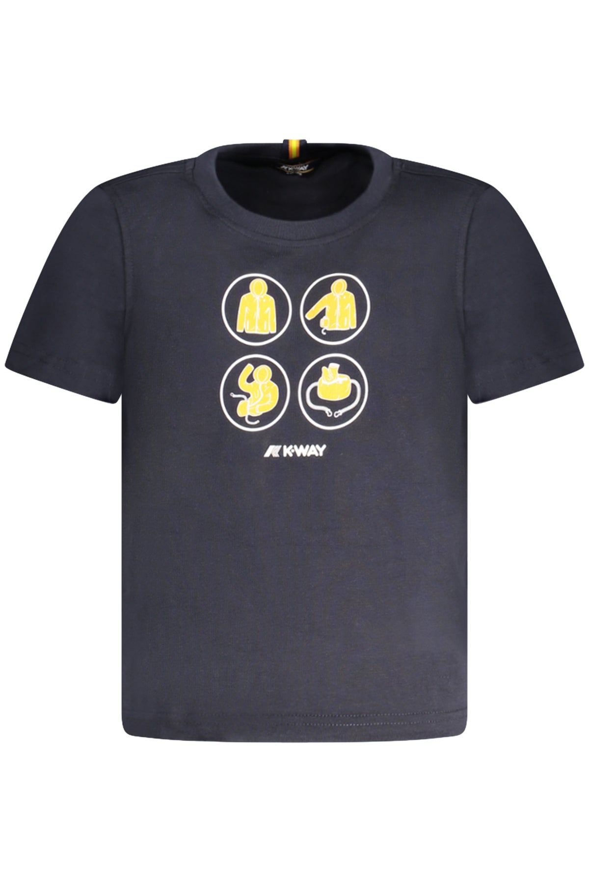 K-WAY SHORT SLEEVE T-SHIRT CHILDREN BLUE