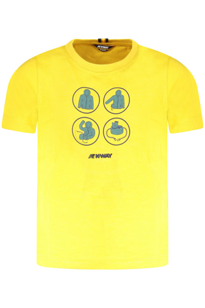 K-WAY SHORT SLEEVE T-SHIRT CHILDREN YELLOW
