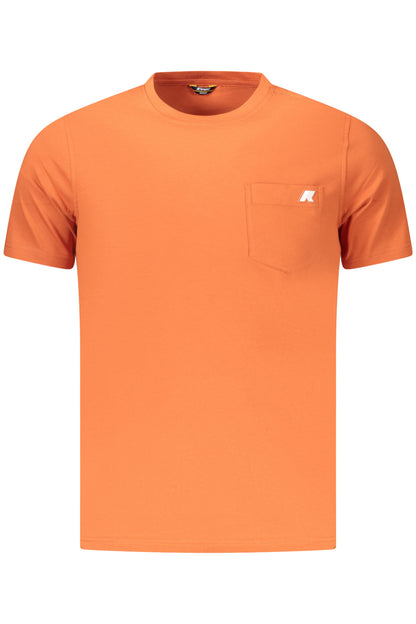 K-WAY MEN'S SHORT-SLEEVE T-SHIRT ORANGE