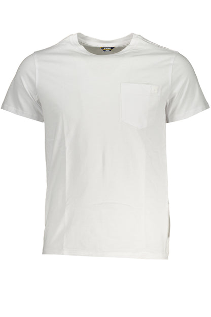 K-WAY WHITE MEN'S SHORT SLEEVE T-SHIRT