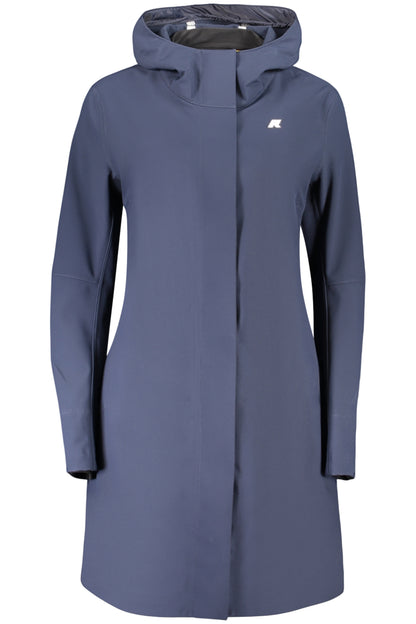 K-WAY WOMEN'S BLUE TRENCH