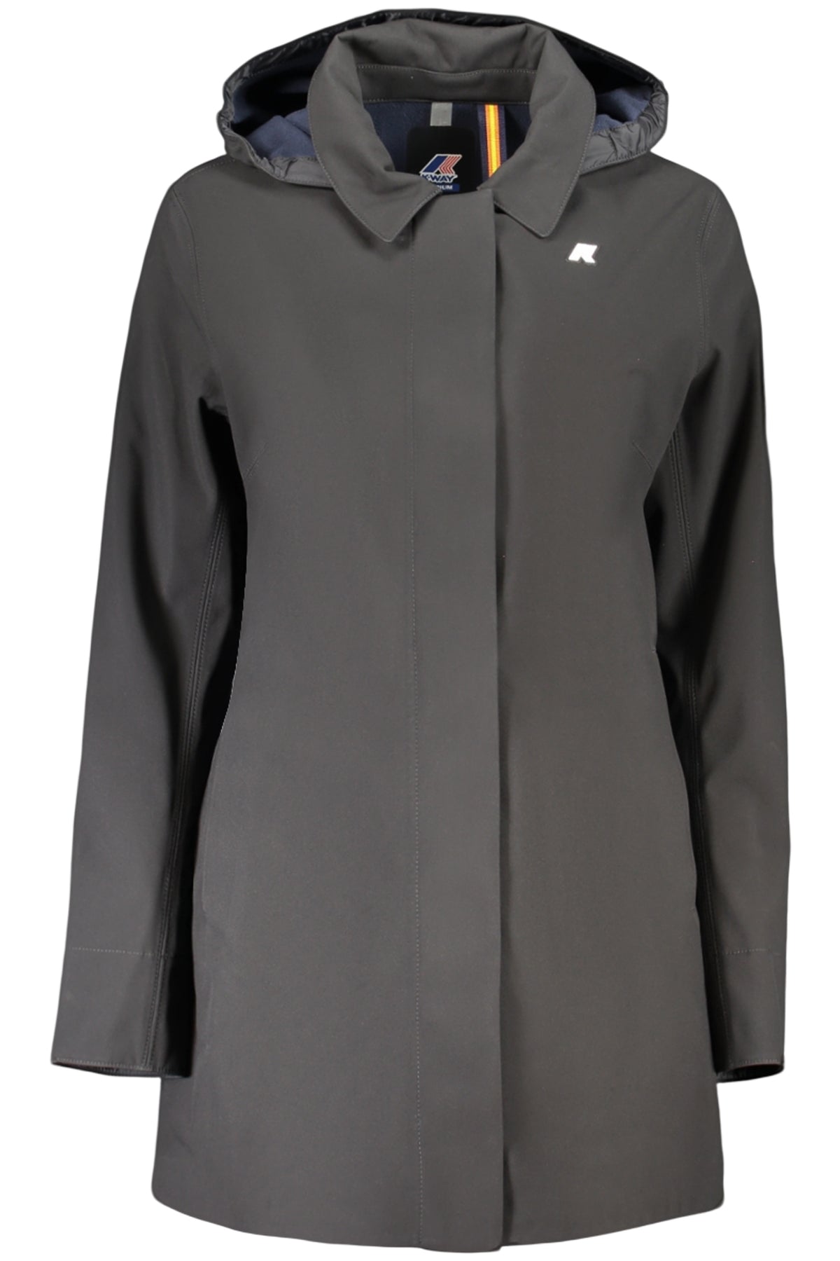 K-WAY WOMEN'S BLACK TRENCH