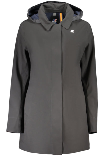 K-WAY WOMEN'S BLACK TRENCH