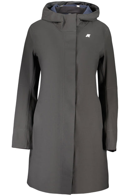 K-WAY WOMEN'S BLACK TRENCH