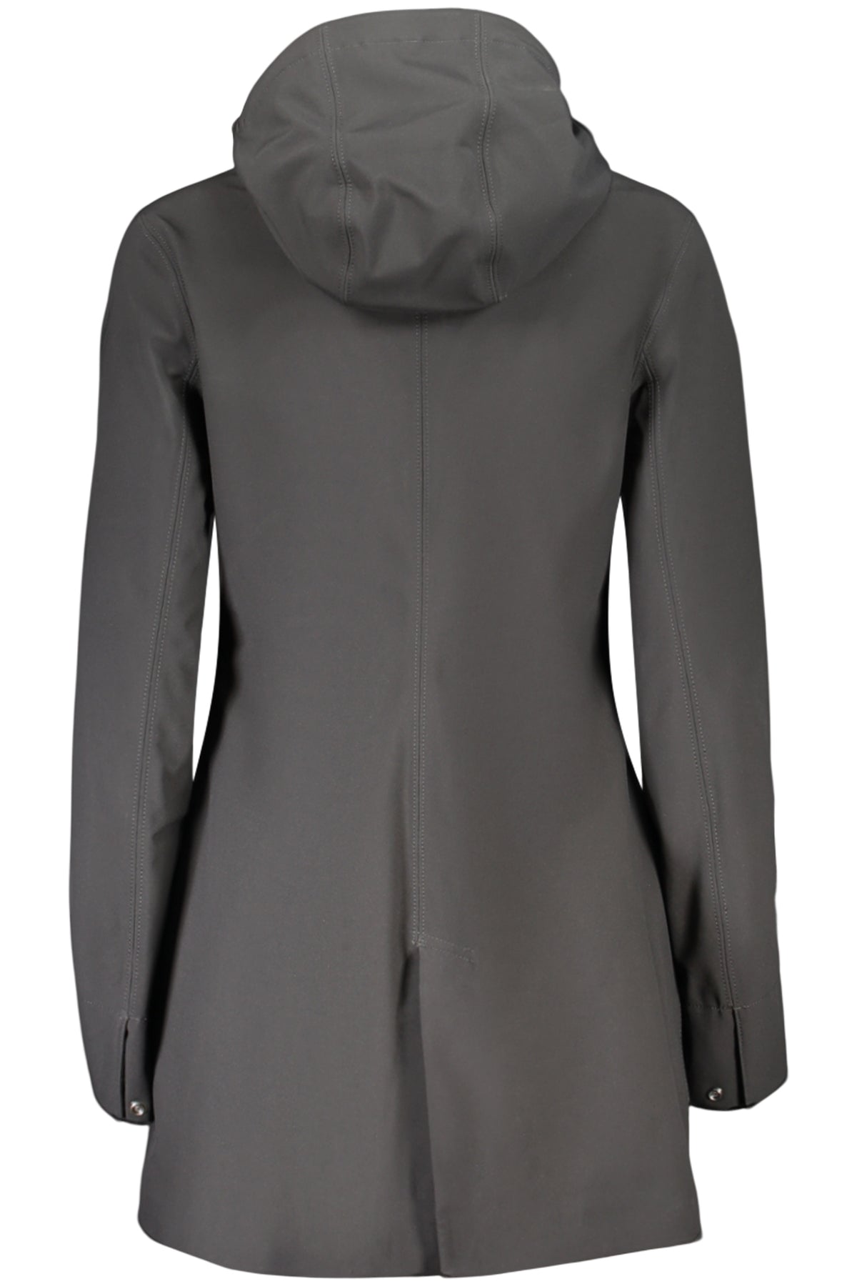 K-WAY WOMEN'S BLACK TRENCH