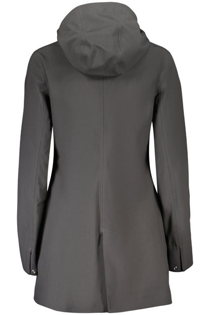 K-WAY WOMEN'S BLACK TRENCH
