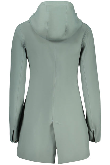 K-WAY WOMEN'S GREEN TRENCH