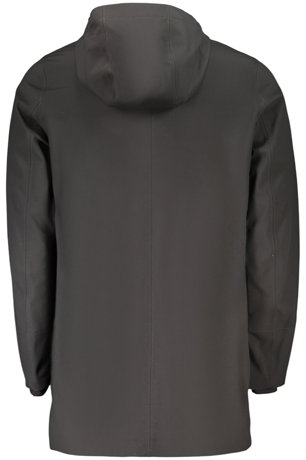 K-WAY MEN'S BLACK TRENCH