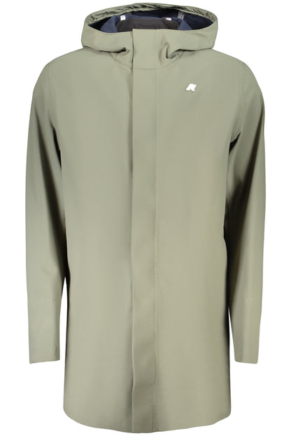 K-WAY TRENCH COAT FOR MEN, GREEN