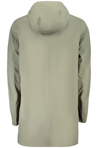 K-WAY TRENCH COAT FOR MEN, GREEN