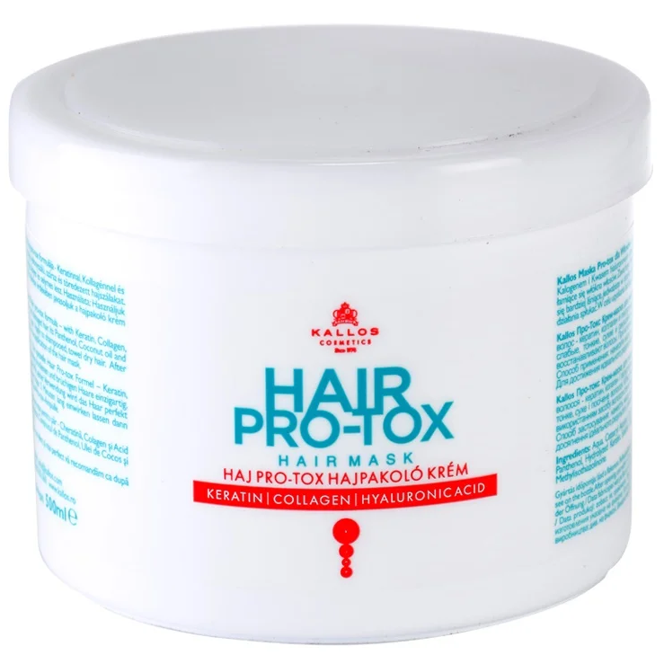 Kallos Hair Pro-Tox mask for weak and damaged hair 500 ml