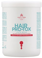 Mascarilla Kallos Hair Pro-Tox para cabello débil y dañado 1000 ml
