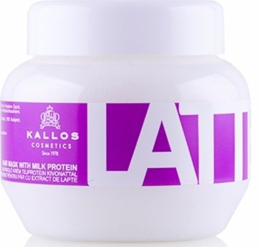 Kallos Latte Hair Mask mask for damaged, chemically treated hair 275 ml