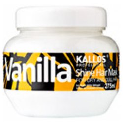 Mascarilla capilar Kallos Vanilla Shine para cabello seco 275 ml