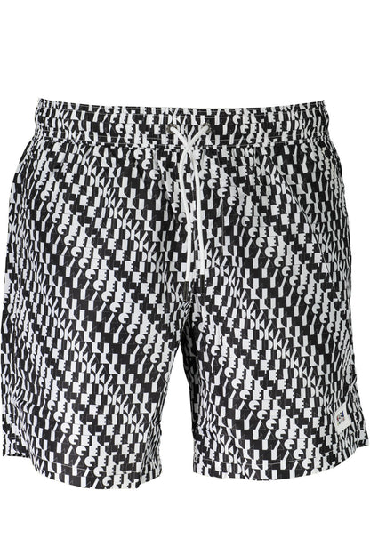 KARL LAGERFELD BEACHWEAR SWIMSUIT BOTTOM MEN WHITE