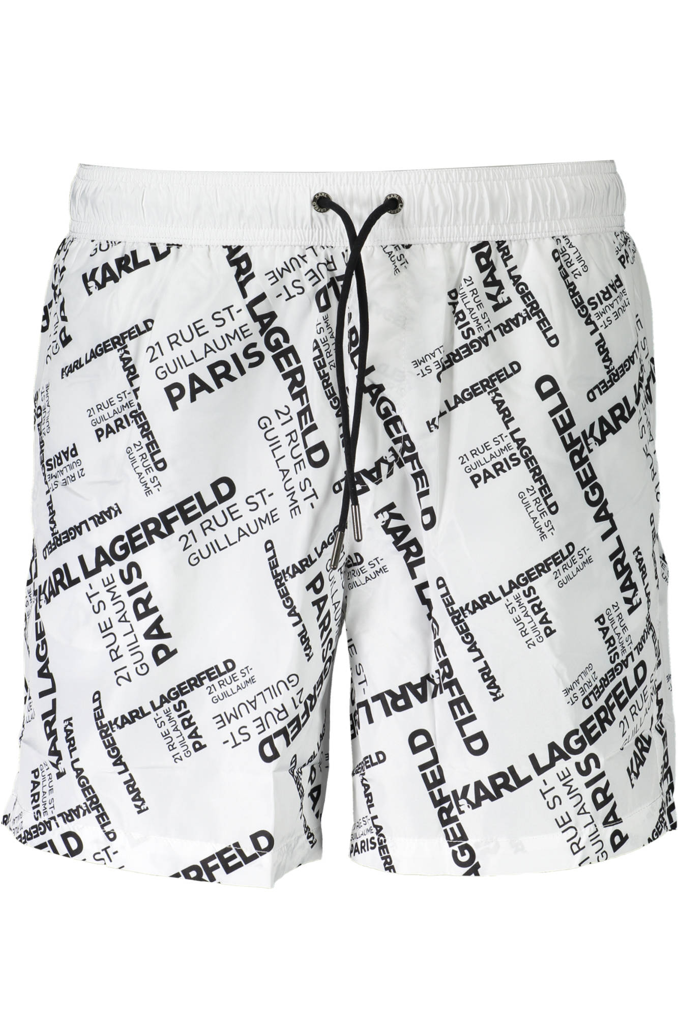 KARL LAGERFELD BEACHWEAR SWIMSUIT BOTTOM MEN WHITE