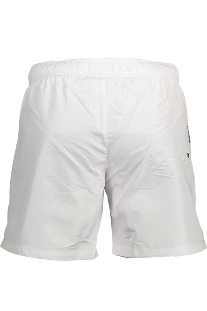 KARL LAGERFELD BEACHWEAR SWIMSUIT BOTTOM MEN WHITE