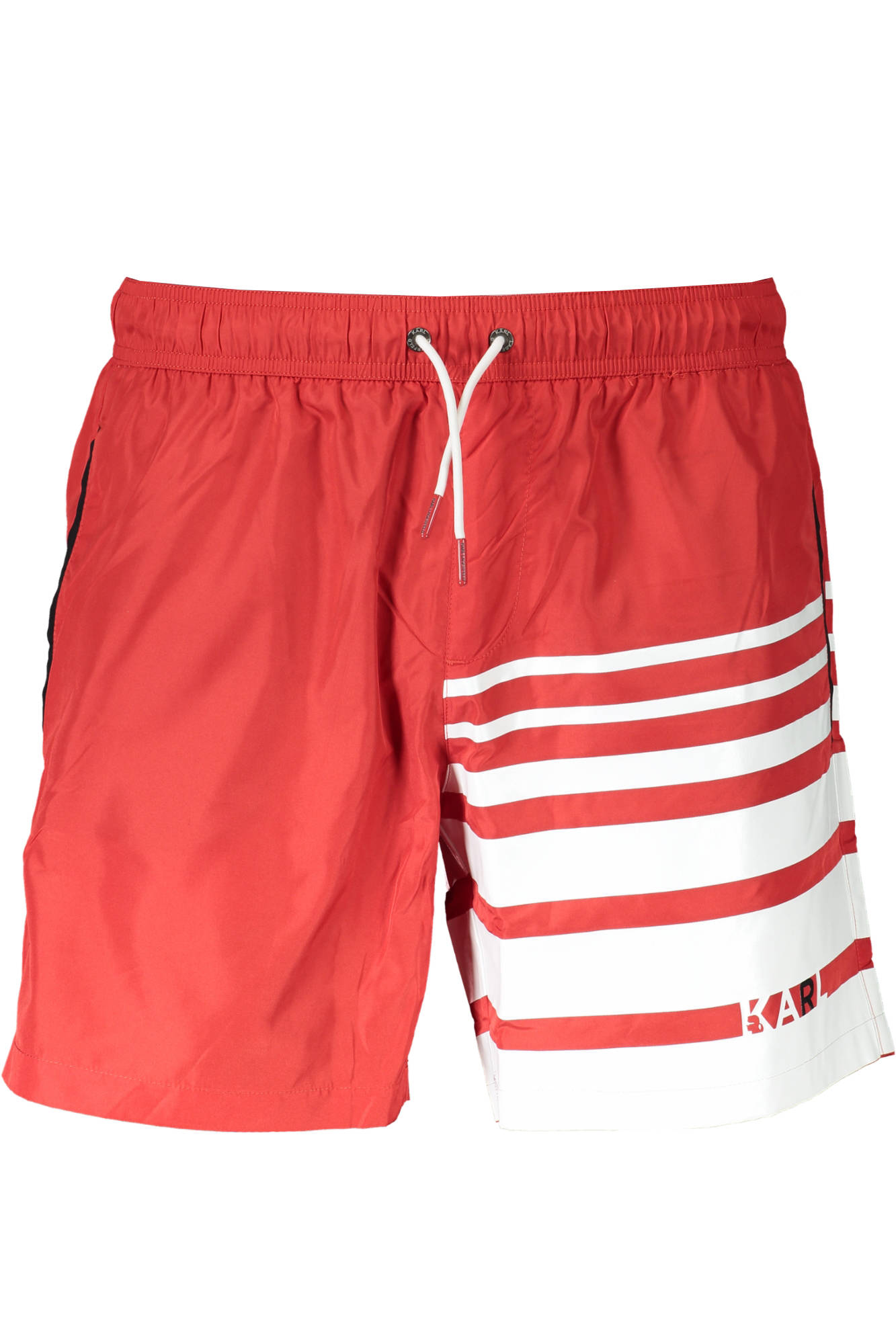 KARL LAGERFELD BEACHWEAR SWIMSUIT MEN'S BOTTOM RED