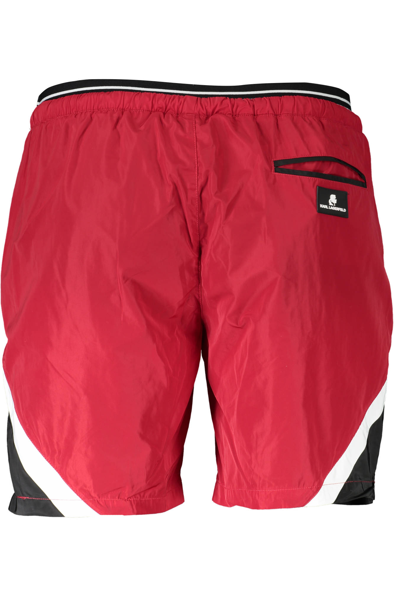 KARL LAGERFELD BEACHWEAR SWIMSUIT MEN'S BOTTOM RED
