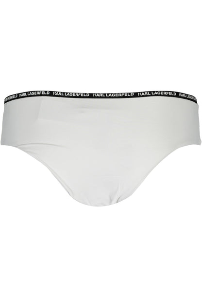 KARL LAGERFELD SWIMSUIT PART UNDER WHITE WOMAN